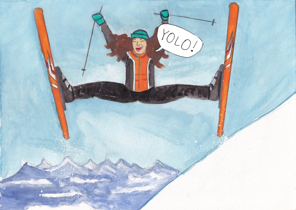YOLO ski with type