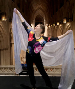 Joy Havens in cathedral