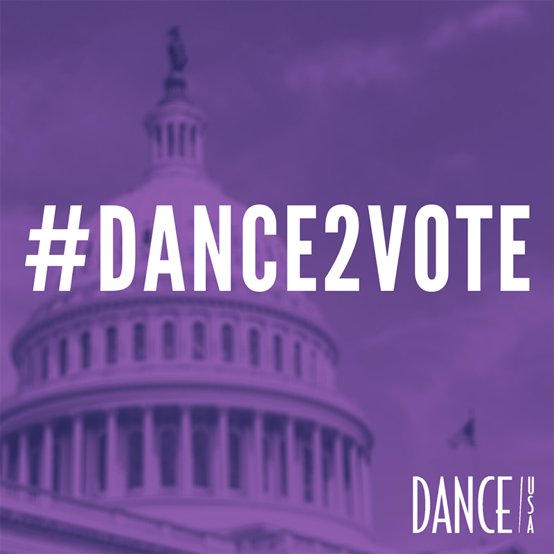 Dance/USA's get-out-the-vote campaign #Dance2Vote