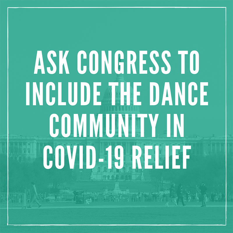 Ask Congress to include the dance community in COVID-19 relief