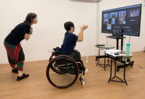 Teaching DanceAbility on Zoom