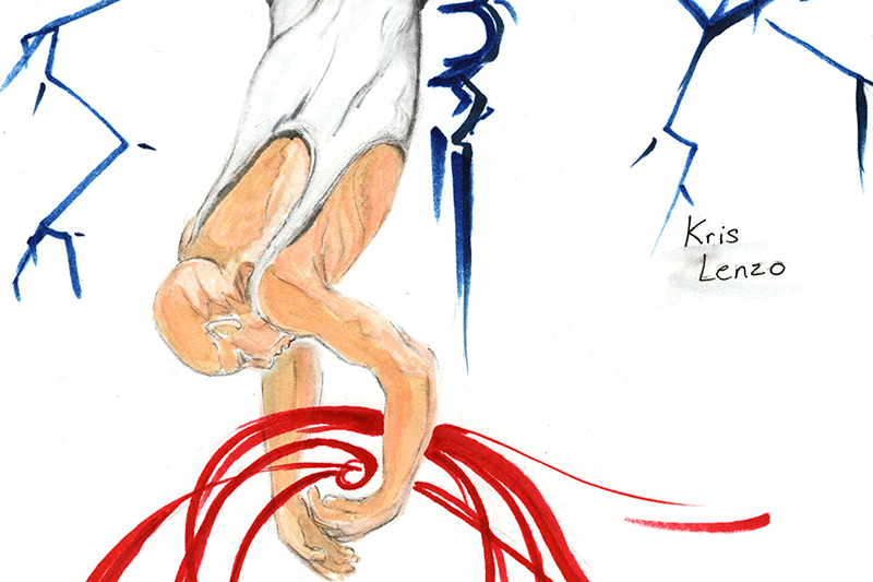 Illustration of Kris Lenzo